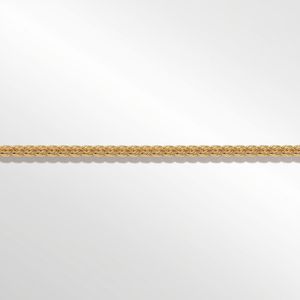 Collar con Colgante de Oro Blanco Sólido de 14K, Cadena de Lujo con Eslabones Entrelazados Clásicos, Joyería Fina, Venta al Por Mayor OEM - Product Image 5