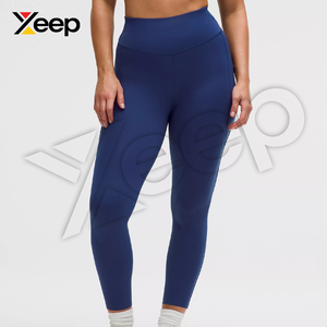 กางเกงเลกกิ้งสำหรับผู้หญิงแบบเต็มตัว ทนทาน เรียบง่าย เอวยางยืด รุ่น XC-WL-15 ซับเหงื่อ แห้งเร็ว ระบายอากาศได้ดี - Product Image 4