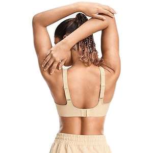 Sujetador deportivo de yoga para mujer, de color liso, sin espalda, de un solo hombro, transpirable, de secado rápido, de Spandex/Nylon, con tirante grueso y corte alto frontal - Product Image 4