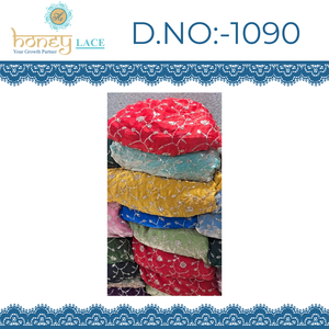 ผ้าเฟนดี้เนื้อนุ่ม ระบายอากาศได้ดี ปักลายสวยงาม สำหรับชุดแต่งงาน ของตกแต่งบ้าน สไตล์หรูหรา ผ้าไม่ทอ อุปกรณ์ตกแต่งเฟอร์นิเจอร์สุดหรู - Product Image 3