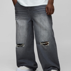 Custom distressed jeans mens jeans skinny jeans streetwear jeans wholesale bulk supplier usa market - Product Image 5