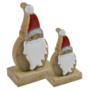 Red Color <b>Christmas</b> <b>Tree</b> <b>Table</b> Decoration Supplies Multiple Ornaments Mango Wood Carved <b>Tree</b> Set of 2 at Best Price - Product Image 6