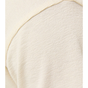 Men's <b>Cream</b> Regular Fit Cotton T-Shirt O-Neck Short Sleeve Casual Jersey Breathable Solid Color Blank Design - Product Image 5