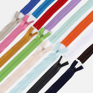 Vente directe d'usine en gros 3 #   Fermetures éclair invisibles en nylon 50 cm, couleur personnalisée, extrémité fermée pour literie, oreillers, vêtements, textiles de maison - Product Image 1