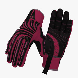 ถุงมือเซฟตี้อุตสาหกรรม ถุงมือหนังช่างป้องกันการสั่นสะเทือน ทนต่อแรงกระแทกและความร้อน ป้องกันการบาด - Product Image 2