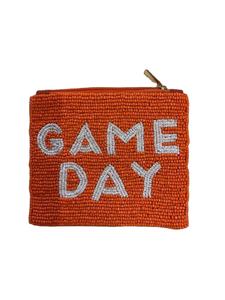 Fancy Latest Beaded Red & White With Black Embroidery GAME DAY Coin <b>Purse</b> With Exclusive Handmade <b>Cuteness</b> Detail For Girl - Product Image 4