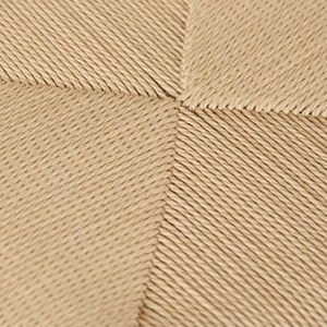 Chaise en bois massif de haute qualité avec dossier en tige, assise en corde de papier naturelle, fabriquée à la main, pour la maison et la salle à manger - Product Image 5