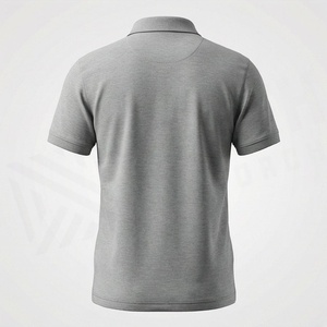 เสื้อโปโลผู้ชายไซส์ใหญ่ คุณภาพสูง สไตล์ลำลอง ปักโลโก้ได้ตามต้องการ ผ้าฝ้าย ซิปครึ่งตัว ระบายอากาศได้ดี สีสันปรับแต่งได้ - Product Image 2