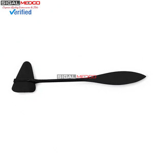 Marteau de réflexes Taylor noir de 7,5 pouces, instrument médical chirurgical en acier inoxydable de qualité allemande pour examen neurologique - Product Image 5