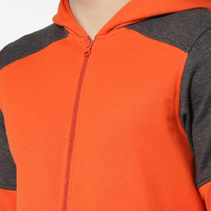 Sudadera con Capucha y Pantalones de Punto Suave para Hombre, 100% Algodón, Sin Forro, con Botones, Estampado Personalizado, Ecológico, para Otoño, de Alta Calidad OEM - Product Image 2