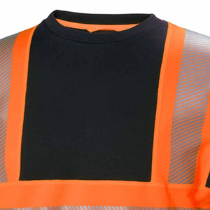 100% polyester <b>Construction</b> Sun Protective Long Sleeve High Vis <b>Work</b> wear Shirts Custom Logo Reflective Safety Men <b>Work</b> Shirt - Product Image 3