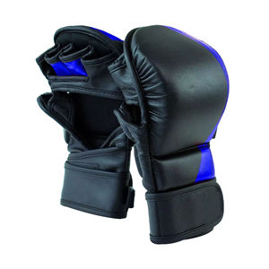 Guantes de Boxeo de Cuero Personalizados con Saco de Boxeo y Diseño de Medio Dedo para Entrenamiento y Sparring, Logotipo Personalizado, Venta al por Mayor - Product Image 1