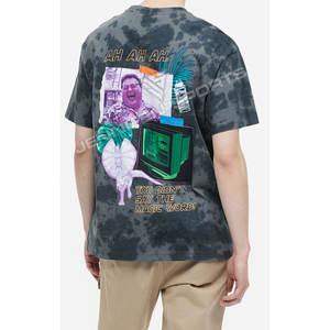 Camiseta de Hombre Personalizada con Logotipo, 260 GSM, Ligera, Informal, Corte Regular, Tie-Dye, Tallas Grandes - Product Image 5