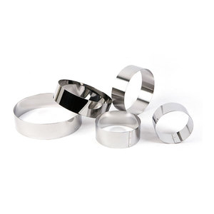 Tall Round Stainless Steel Mousse Ring 6cm Height 12 to 24cm Deep <b>Cake</b> Ring <b>Mold</b> Layer Gateau Baking Korea Made Custom Size - Product Image 4