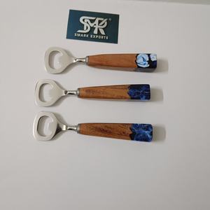 Abridor de Botellas de Resina y Madera Premium, Destapador de Cerveza, Herramienta de Bar con Elegante Mango de Madera, Accesorios de Cocina - Product Image 4