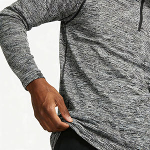 Sweat-shirt en gros : Zip quart de col personnalisé en polyester recyclé pour les marques de golf américaines, logo, faible MOQ, tailles S-XL - Product Image 6