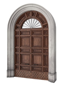 ภายนอกบ้านใหญ่ที่กําหนดเองบ้านอพาร์ทเมนต์ที่อยู่อาศัยประตูไม้ที่ทันสมัยแผงไม้เนื้อแข็งประตูแบนห้องภายในประตูไม้ - Product Image 2