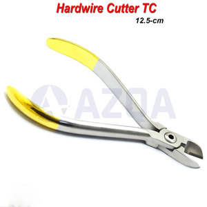 Coupe-fil en acier inoxydable TC 12,5 cm, coupe-fil distal orthodontique en carbure de tungstène, pince coupante robuste pour fils - Product Image 2