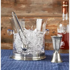 Cubo de Hielo de Acero Inoxidable Hecho a Mano de Lujo para Bares de Cócteles, Salones en Azoteas, Restaurantes de Alta Cocina, Resorts de Playa y Boutiques - Product Image 2