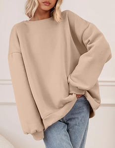 Sweat-shirts et sweats à capuche pour femmes, tendance, personnalisés avec logo imprimé, unis, décontractés, pour l'hiver chaud, confortables et stylés. - Product Image 2