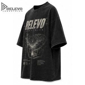 เสื้อยืดคอกลมแขนยาวทรงหลวมผ้าฝ้าย 100% น้ำหนัก 220 กรัม พิมพ์ลายดิจิทัล ดีไซน์เรียบง่าย แห้งเร็ว สำหรับผู้ชาย - Product Image 3