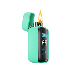 Briquet électronique série colorée avec affichage LED, recharge rapide Type C, batterie portable pour usage extérieur et bar - Product Image 4