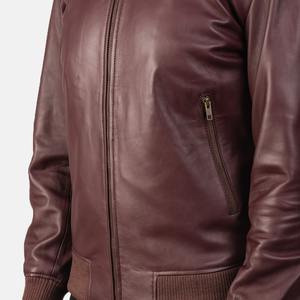 Dernières tendances en matière de vestes en cuir embossé pour hommes / vestes pour hommes grandes tailles avec service OEM - Product Image 6