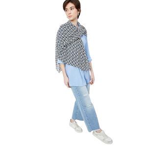 <b>Women</b>’s Lightweight Woven Cotton <b>Scarf</b> with Tassels Soft Breathable Travel Fashion Wrap - Product Image 1