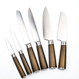 Ensemble de couteaux de chef sur mesure à prix avantageux, ensemble de couteaux de chef de qualité supérieure, ensemble de couteaux de chef légers - Product Image 1