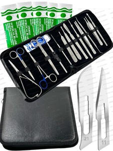 Minor Surgery Instruments Set 34pcs Stainless Steel General Surgical Instruments <b>Kit</b> with Case by Vaslcare - Product Image 4
