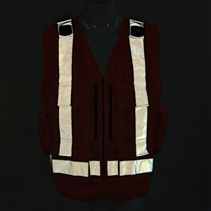 Custom Safety Vest High Visibility Reflective Safety <b>Clothing</b> Lightweight Workwear Safety Vest Outdoor Roadway Workwear - Product Image 4