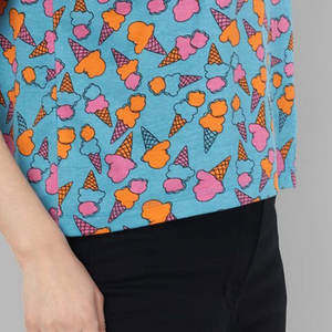 Nouveau T-shirt basique uni en coton doux à col rond pour femme, coupe courte, sexy, idéal pour l'été - Product Image 4