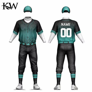 Kit de baseball personnalisé Elite avec maillot athlétique en tissu ultra doux et pantalon assorti – Tenue d'équipe haut de gamme pour des performances de niveau professionnel - Product Image 1