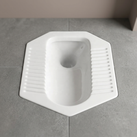 WC à la turque GT Pan Eastern Diamond en céramique, toilettes asiatiques en porcelaine, WC à poser au sol, articles sanitaires