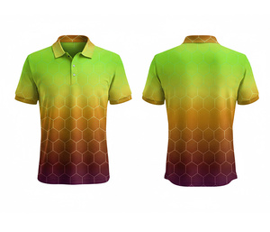 Sublimation Polo Shirt Anti-Pilling Quick Dry Fabric Durable Stitching for Men Women Youth Quick-Dry Dry-Fit Active Polo - Product Image 6