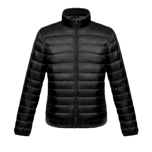 Wholesale Men Canvas Puffer Jacket Custom Logo Nylon Autumn <b>Bubble</b> <b>Coat</b> Lightweight Warm Waterproof Windproof Outdoor - Product Image 5