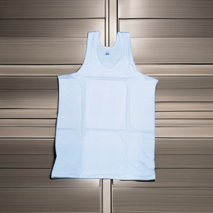 Camiseta sin mangas blanca de algodón puro para hombre al por mayor de la India, camiseta interior sin costuras para entrenamiento Fitness, culturismo, chaleco de entrenamiento de gimnasio - Product Image 1