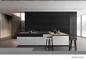 กระเบื้องพอร์ซเลนสีดำเงาสูง ขนาด 600x1200 มม. ลายไม้ - Product Image 5