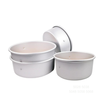 Moule à gâteau en alliage d'aluminium ATLAS STAR à relief profond, tailles 6-10 pouces, sans danger pour les aliments, réutilisable, revêtement anodisé, compatible four, facile à nettoyer