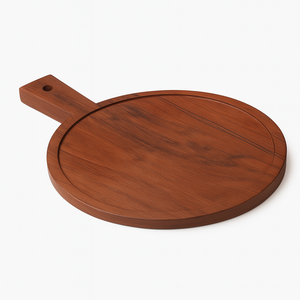 เขียงไม้อะคาเซียทนทานพร้อมร่องน้ำสำหรับใช้ในครัวและเสิร์ฟ - Product Image 3