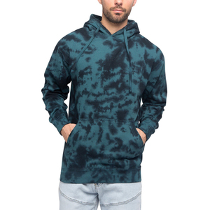 Sweat à capuche de haute qualité confortable pour homme, automne-hiver, vintage, effet délavé, 410 g/m², 100 % coton, coupe ample - Product Image 1