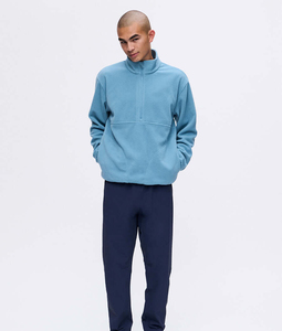 Sudadera Clásica de Golf para Hombre Paul, Diseño con Logotipo Bordado, Media Cremallera, Algodón, Suéter Informal para Hombre - Product Image 3
