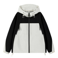 Veste imperméable respirante à fermeture éclair LAYENNE de haute qualité et durable, couleur personnalisable, taille plus, veste de montagne pour l'escalade