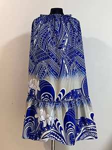 Nouveau Design polynésien Hawaii Tribal imprimé femmes jupes Vintage taille haute longue Maxi jupe décontracté vacances plage jupes - Product Image 4