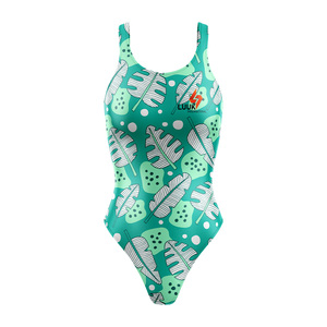 Traje de Baño Personalizado con Logotipo para Mujer, Traje de Baño de Moda de Secado Rápido, Ropa de Playa con Protección UV, Artículo al por Mayor OEM ODM - Product Image 1