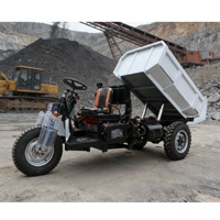 HuanSheng Mini-dumper minier diesel 4 tonnes avec frein à air, matériel minier léger