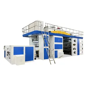 4 Colors Changhong Brand Central Drum CI Flexographic Printing Machine For Plastic Film Bopp