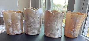Buffalo Horn Pen Holder Tableware Reusable Multi-Purpose Blending Elegance and Durability for Pens Desk Decor High Quality - Product Image 2