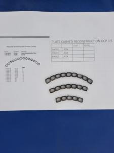 Mejor Set de Instrumentos Manuales para Implantes Ortopédicos, Materiales Intervencionistas Aprobados por CE, Placa de Reconstrucción Curva DCP de 3.5mm - Product Image 3