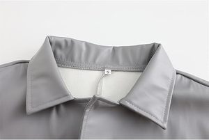 Leather Long CoatMen Leather Coat With Custom Embroidery Log Price <b>Men</b> Made in Best Material Leather Coat - Product Image 4
